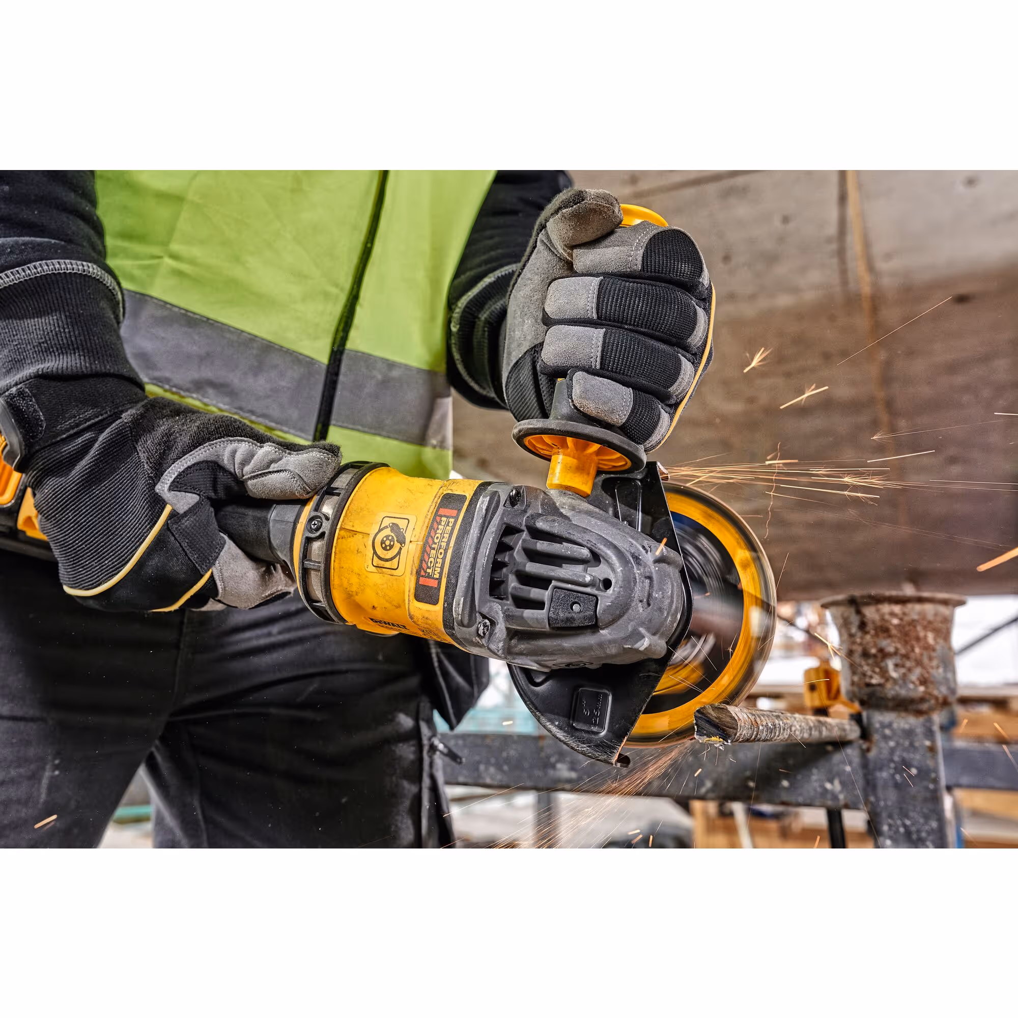 Meuleuse 125 mm XR FLEXVOLT 54V 3Ah Li-Ion Brushless avec batteries 