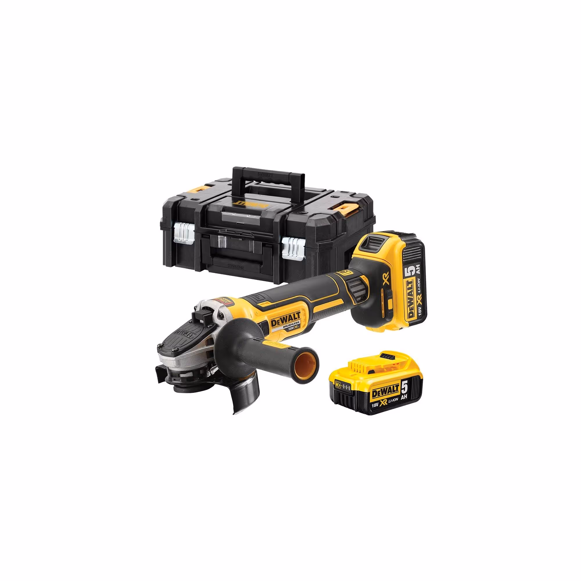 Meuleuse 125 mm XR 18V 5Ah Li-Ion Brushless avec batteries