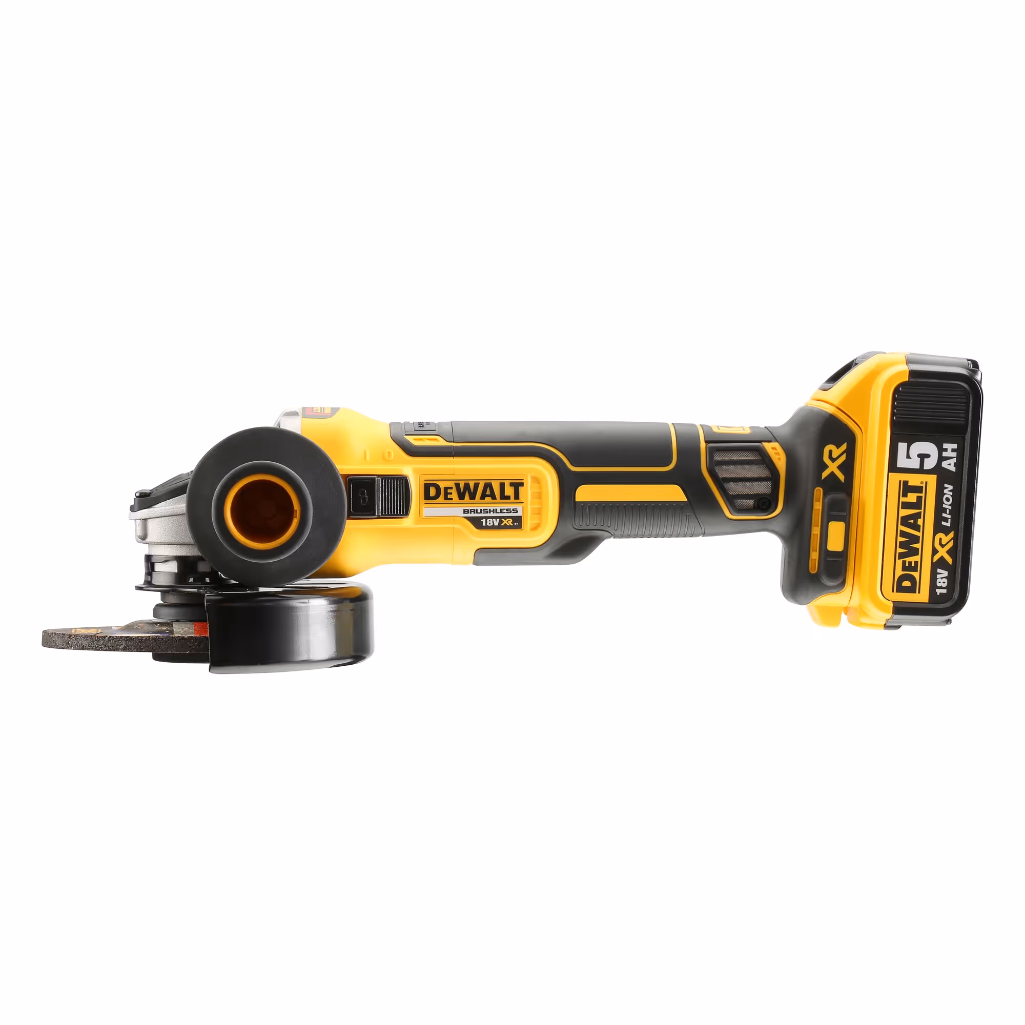Meuleuse 125 mm XR 18V 5Ah Li-Ion Brushless avec batteries