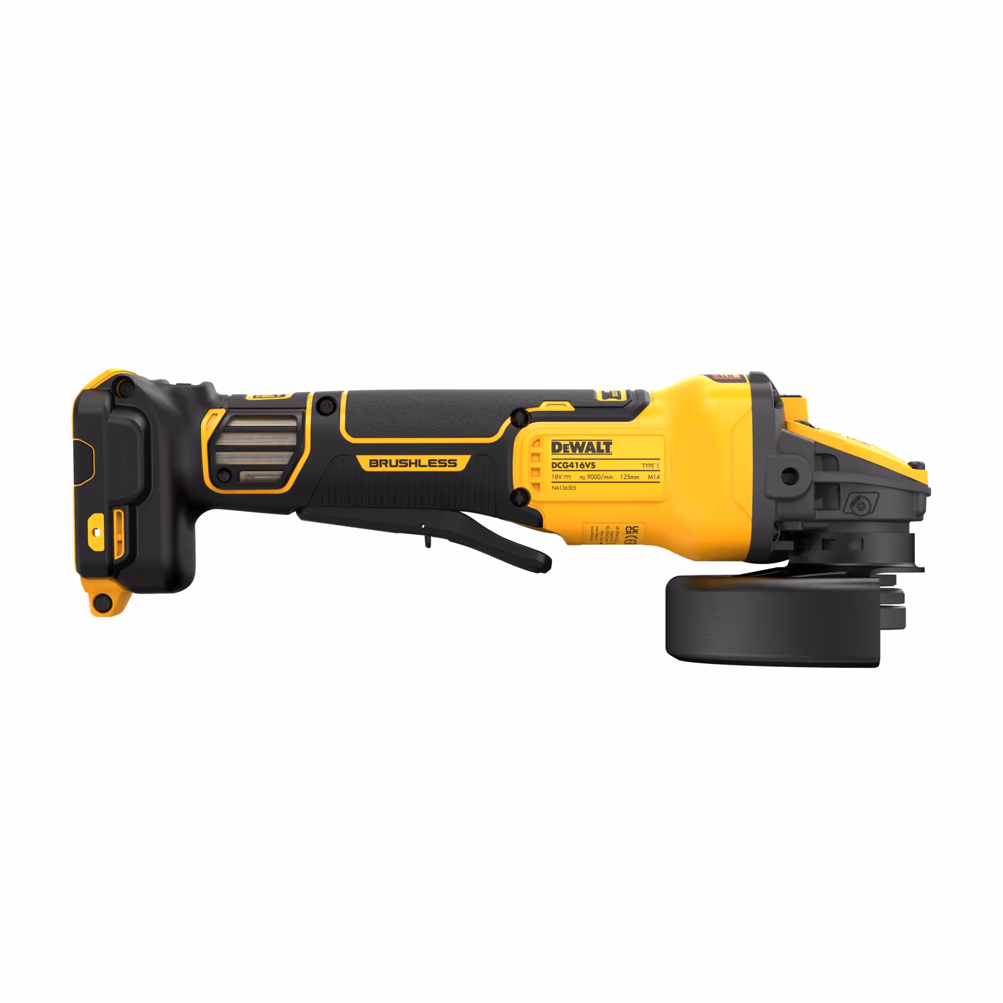 Meuleuse à vitesse variable 125 mm XR 18V ADVANTAGE Brushless Sans batterie ni chargeur