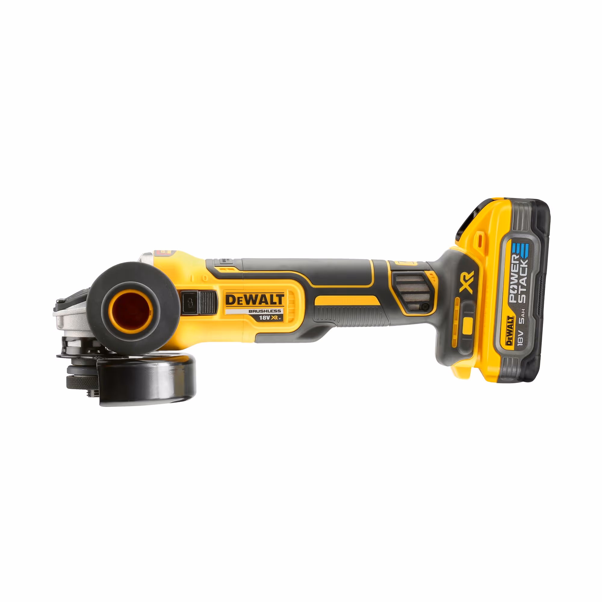Meuleuse 125 mm XR 18V ADVANTAGE 5Ah Li-Ion Brushless - POWERSTACK avec batteries