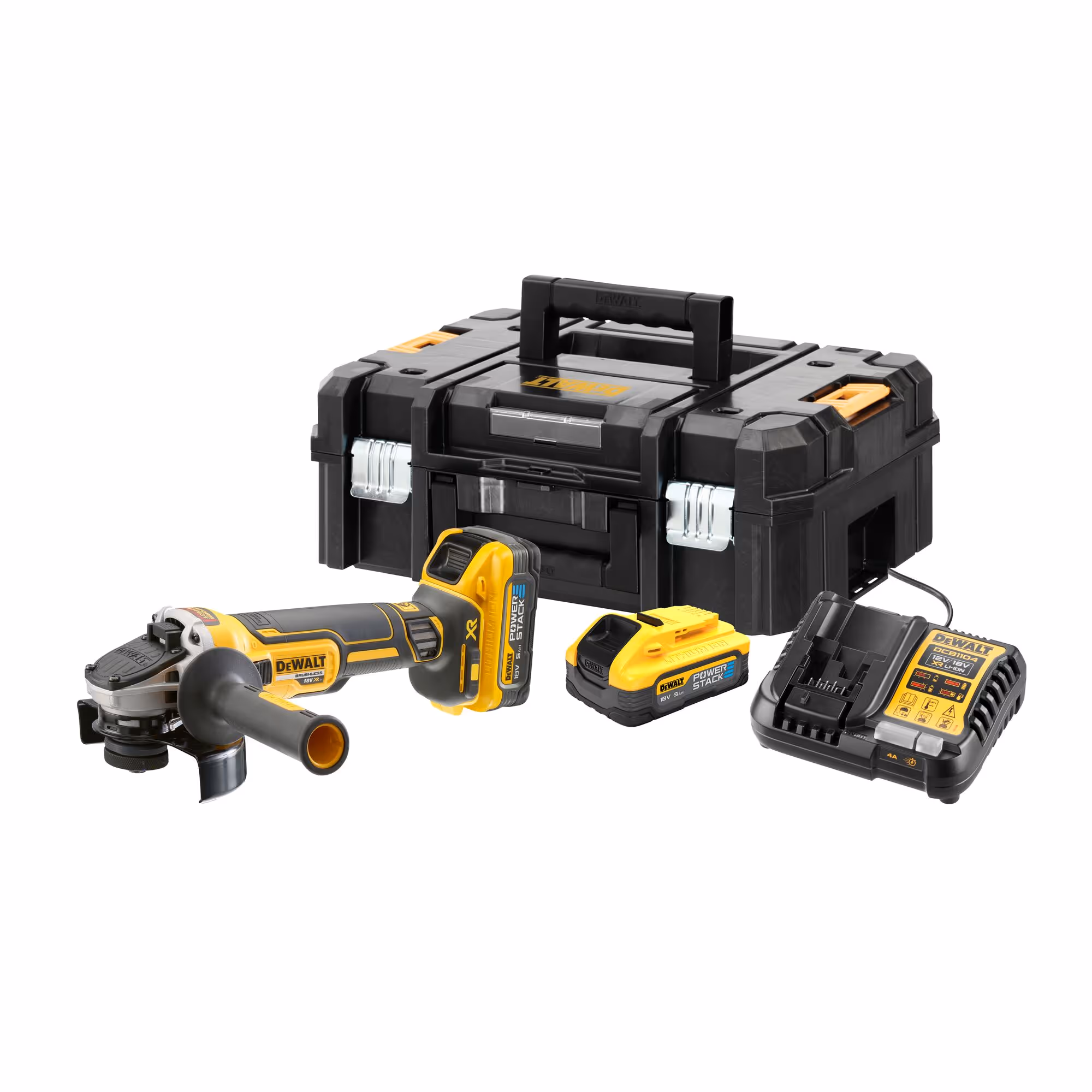 Meuleuse 125 mm XR 18V ADVANTAGE 5Ah Li-Ion Brushless - POWERSTACK avec batteries