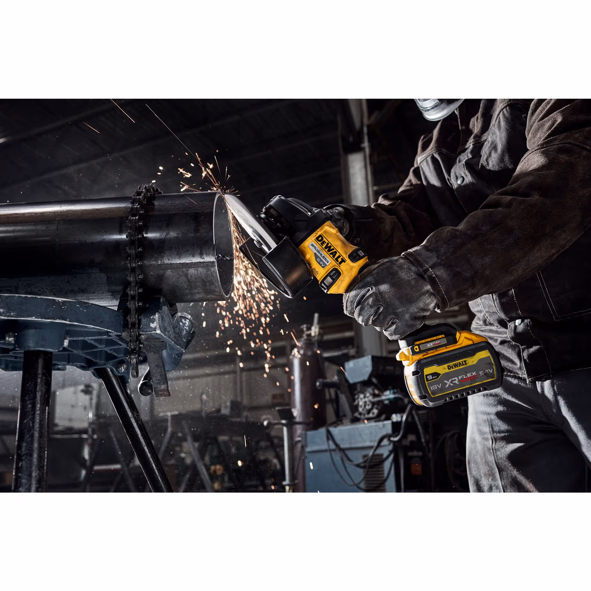 Meuleuse 180 mm XR FLEXVOLT 54V Brushless - interrupteur à gâchette Sans batterie ni chargeur