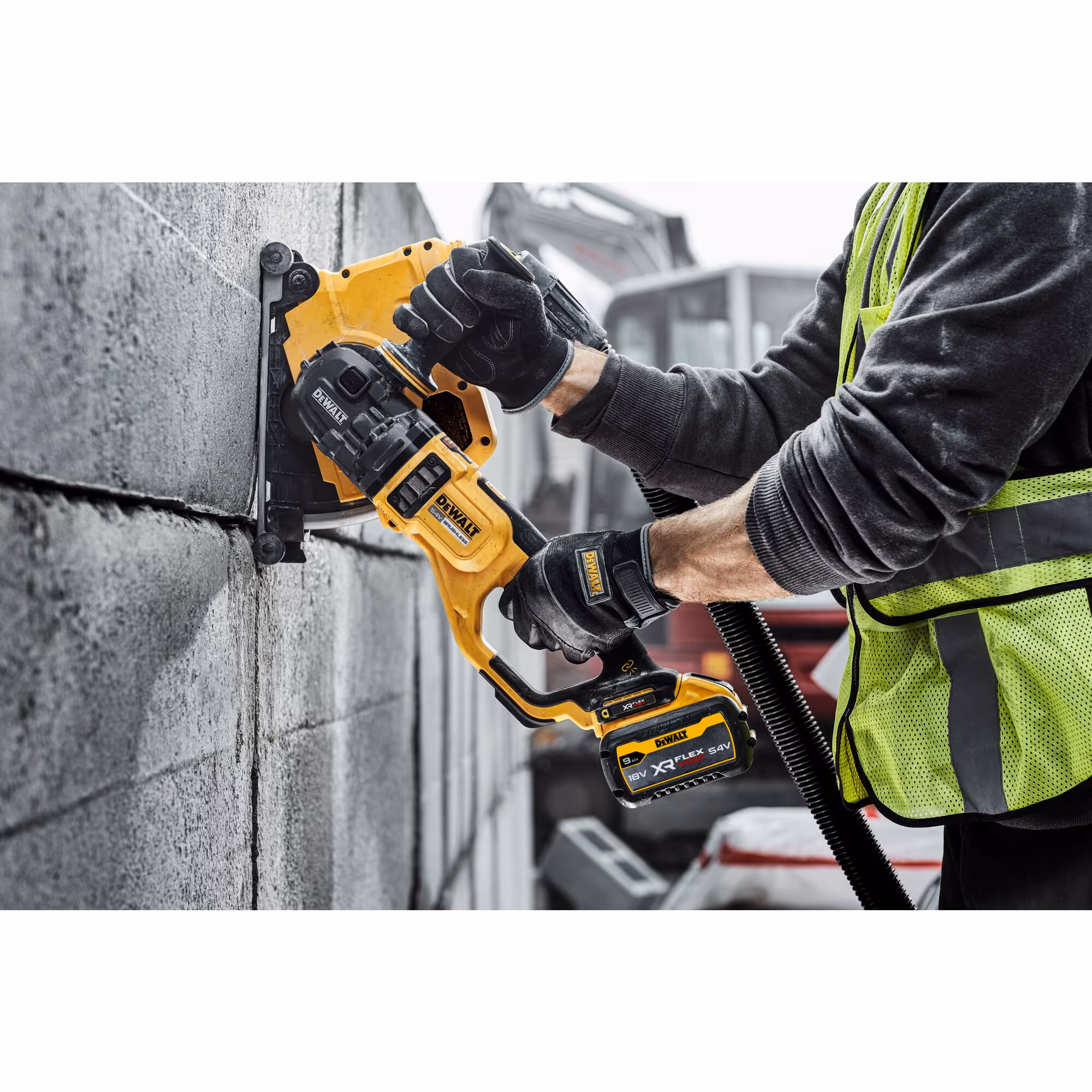 Meuleuse d'angle 230 mm XR FLEXVOLT 54V 3Ah Li-Ion Brushless avec batteries