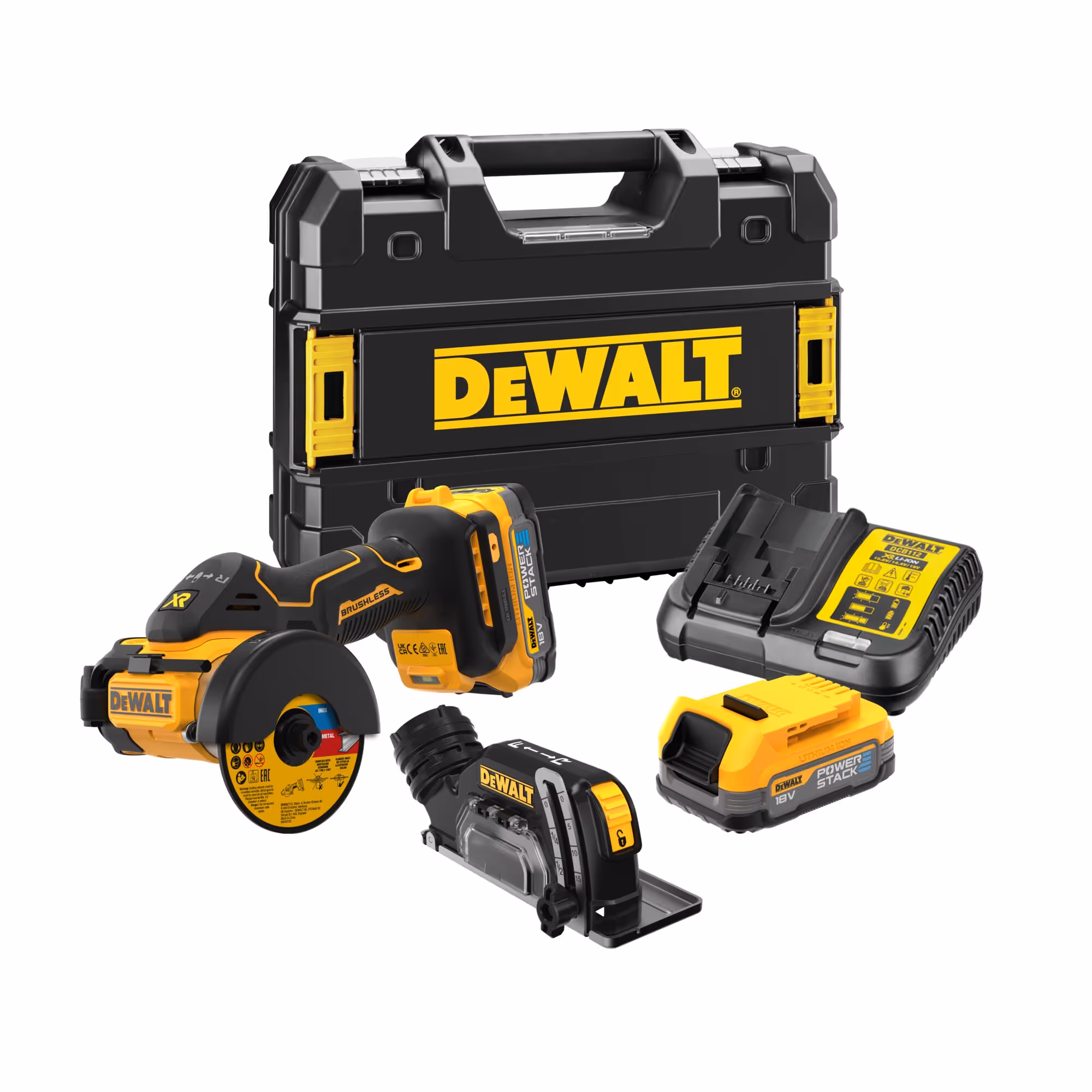 Meuleuse 76 mm XR 18V 1.7Ah Li-Ion Brushless avec batteries