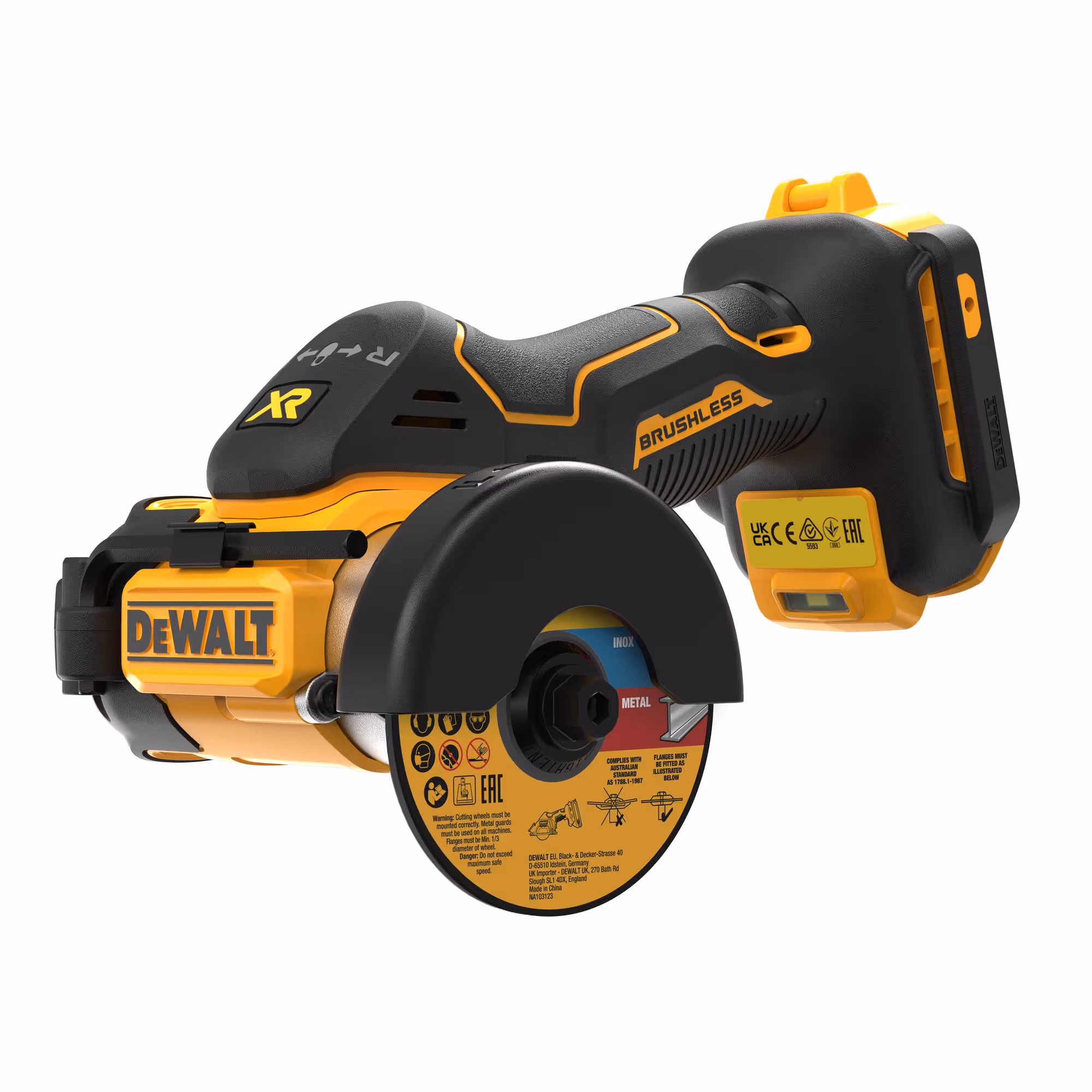 Meuleuse 76 mm XR 18V Brushless Sans batterie ni chargeur
