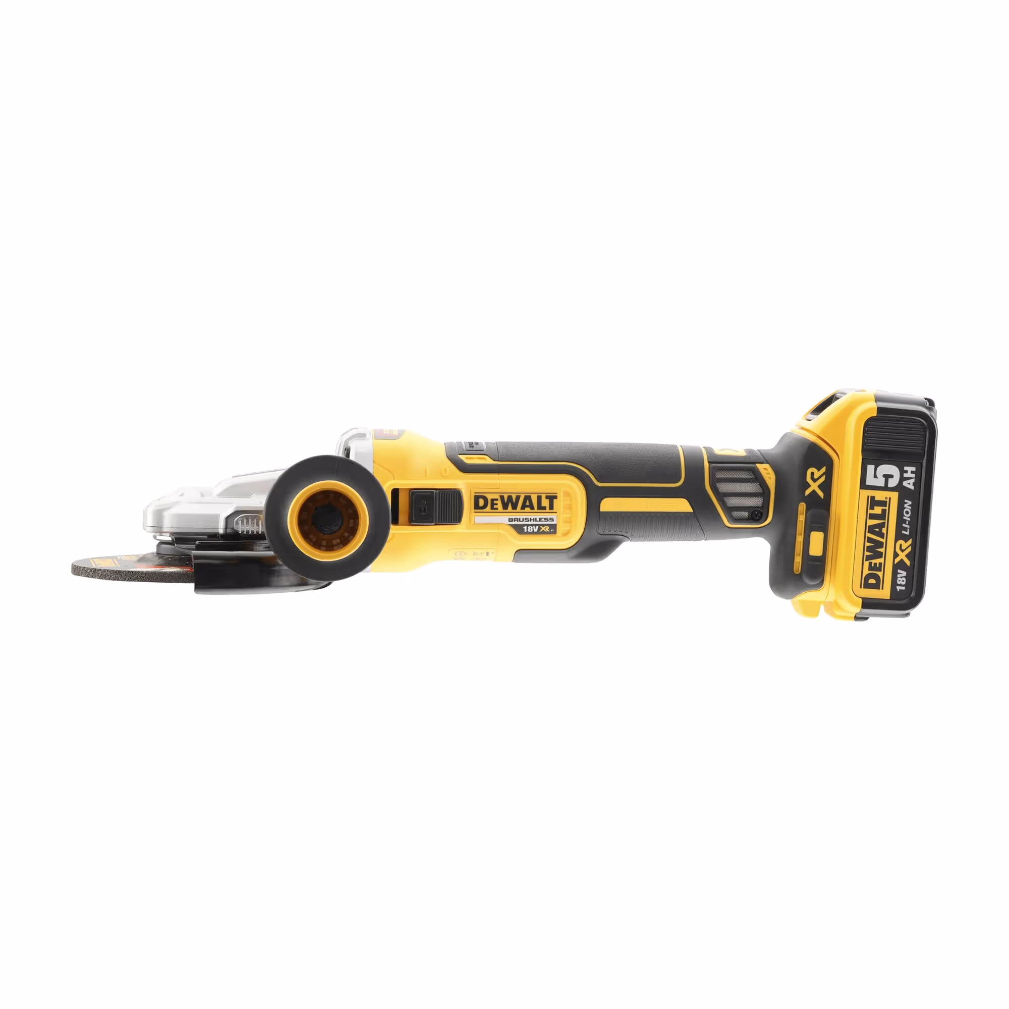 Meuleuse Tête Plate 125 mm XR 18V Brushless Sans batterie ni chargeur