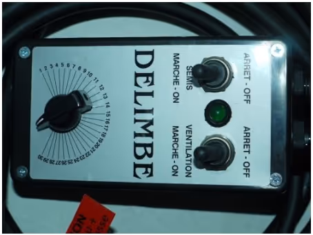 Microgranulateur Delimbe T15 120L avec boitier de commande standard