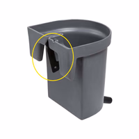 Milk Bar® Crochet noir PE 2 trous pour MBA20K