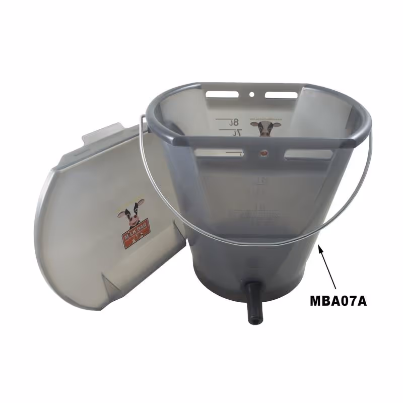 Milk Bar® Nourrisseur Euro bucket 1 tétine noire veau 9L