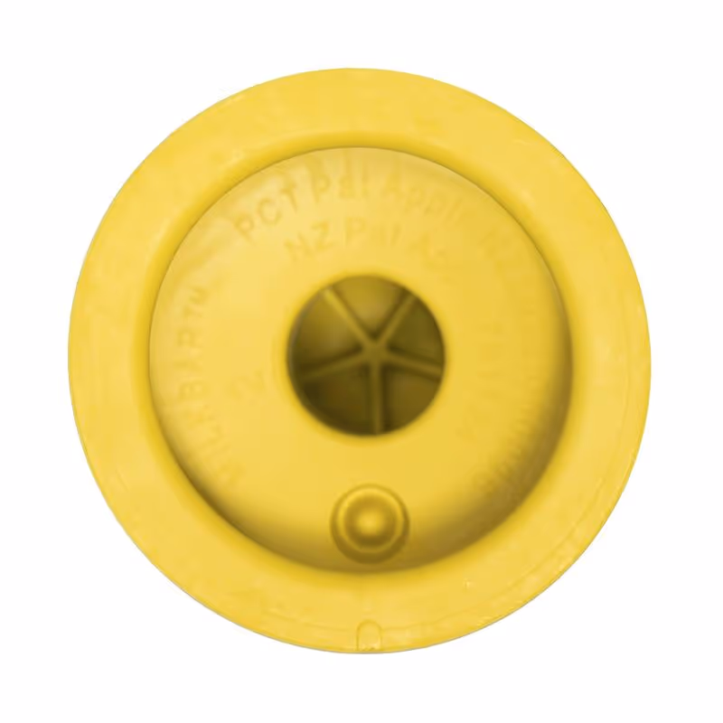 Milk Bar® Tétine jaune Révolution à clipser (Boîte de 100)