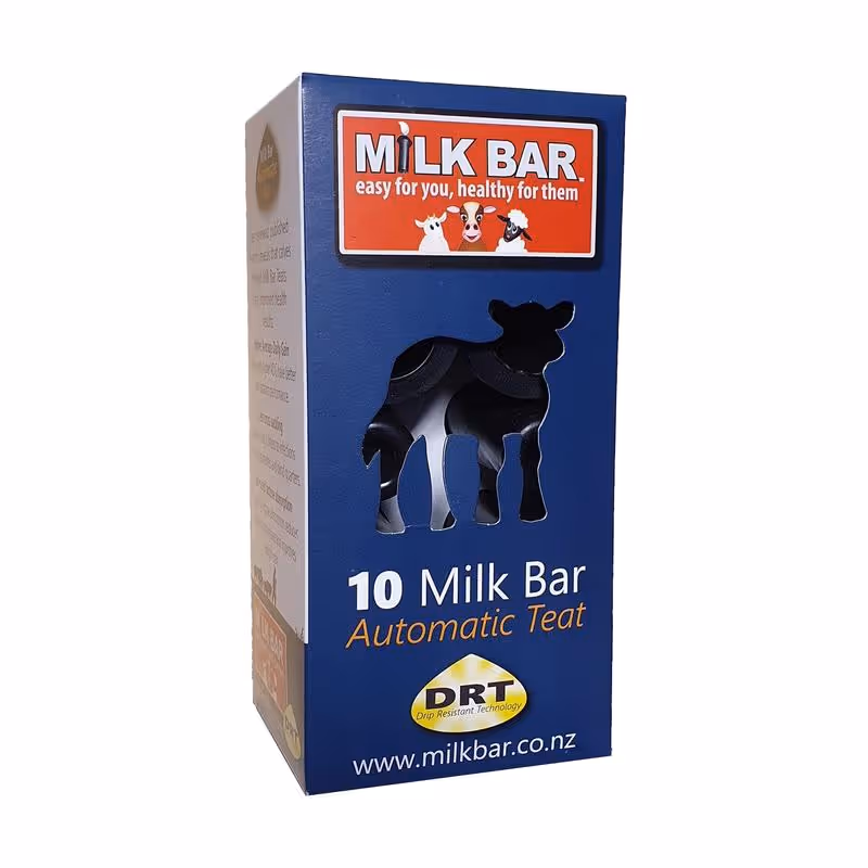 Milk Bar® Tétine noire veau pour distributeur automatique (DAL) (Boîte x10)
