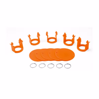 Milk Bar® Vitality Jeu de 5 clips et 5 badges orange