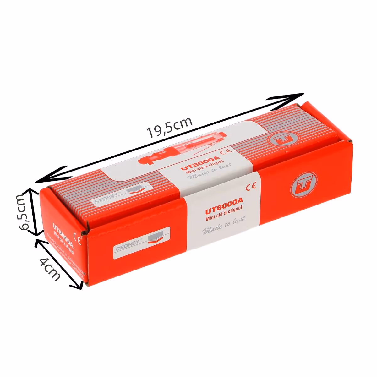 Mini cle a cliquet 1/4'' super pro