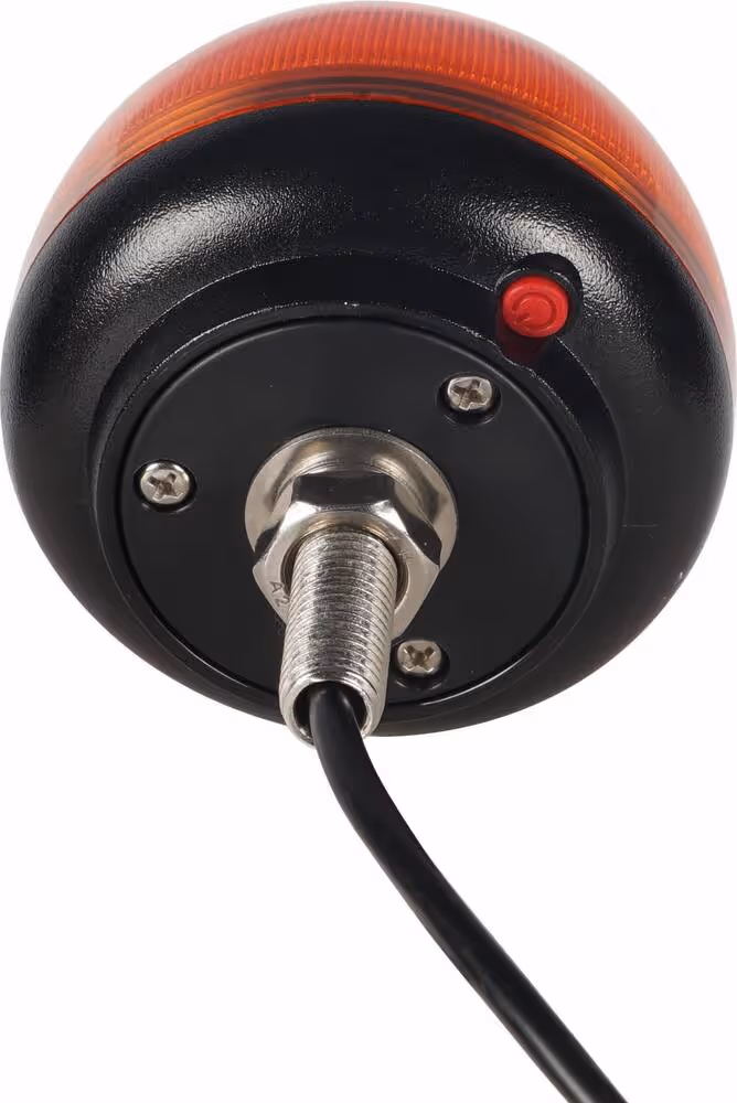 MINI GYROPHARE LED FLASH 12/24V A FIXER - 1 TROU - 24 LED