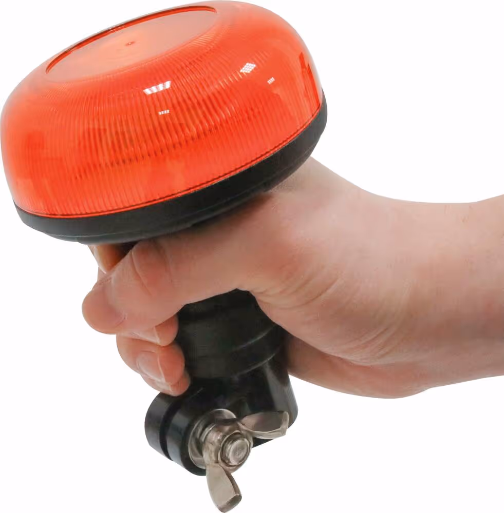 MINI GYROPHARE LED FLASH 12/24V FLEXIBLE - 18 LED