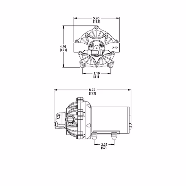 Mini pompe pulverisateur 12V 17L/min Adaptable