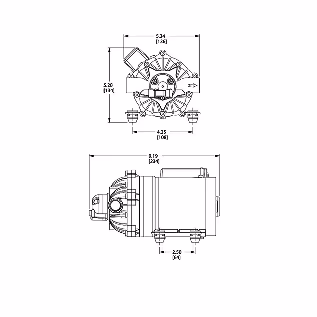 Mini pompe pulvérisateur 12V 27L/min Adaptable