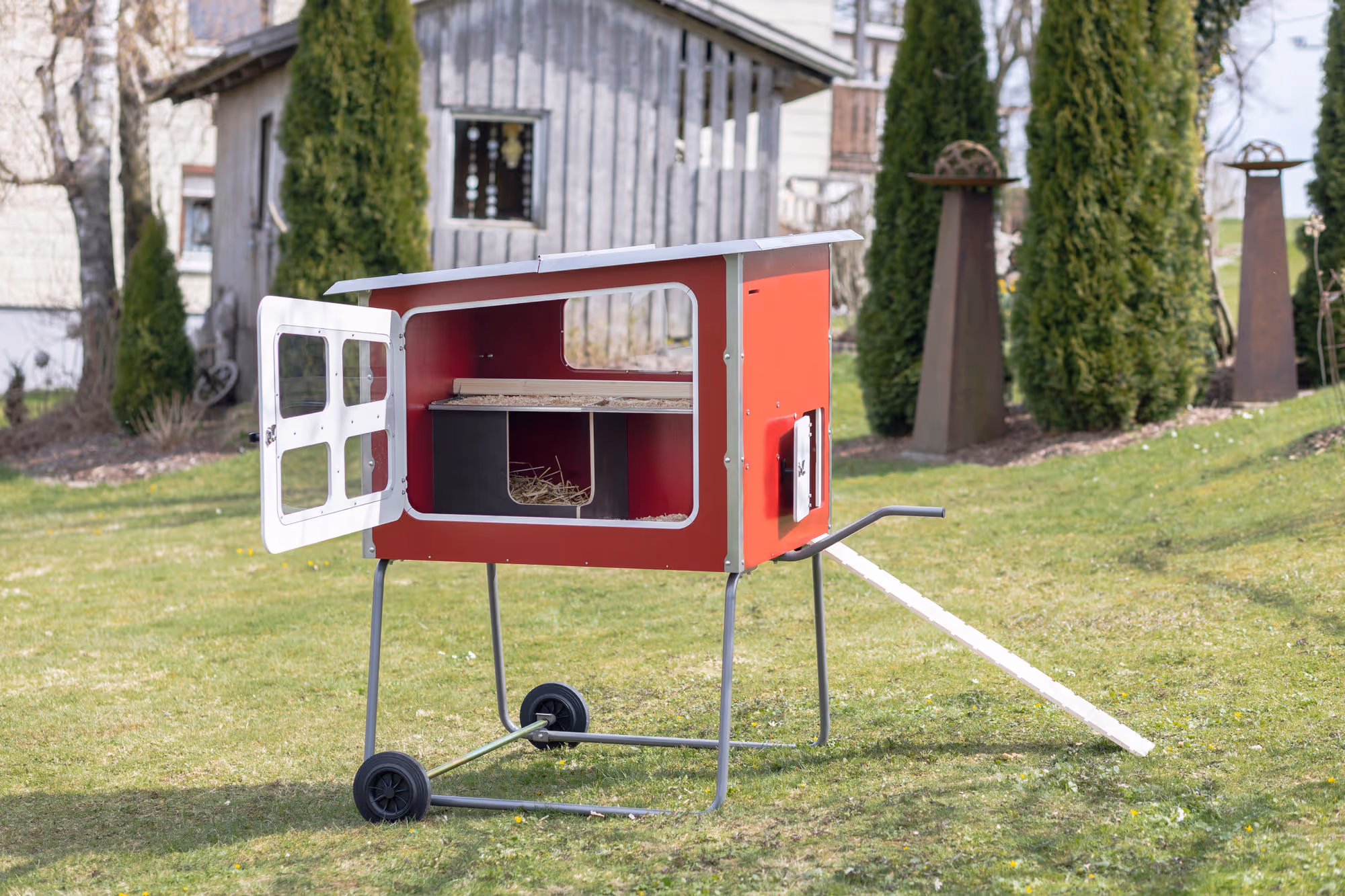 Mobile Coop - bois 113X92x138 cm, 3 cartons