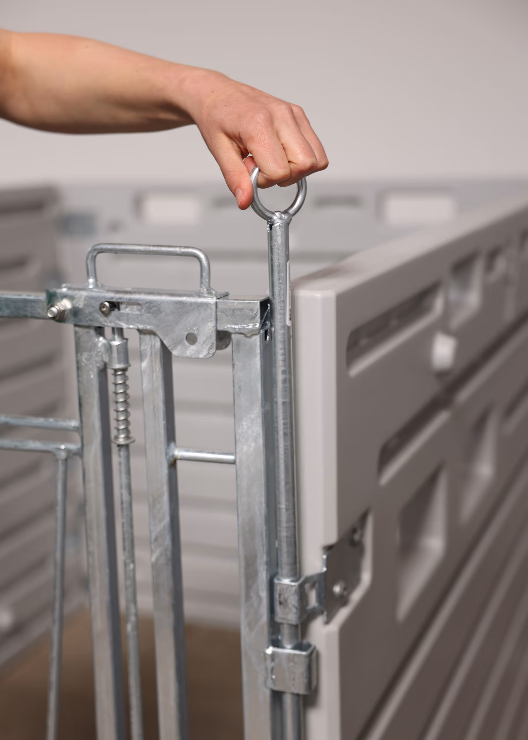 Modulare Kälberbox Erweiterung Einzelbucht, freistehend