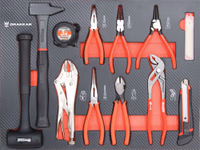 MODULE MOUSSE FINITION CARBONE PINCES ET MARTEAUX