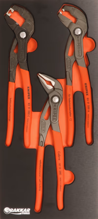 Module servante Knipex 3 pinces a collier + cobra knipex Origine