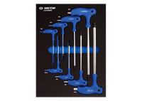 Module mousse + PP 8 pièces clés en L 6 pans Mâles 2-10mm