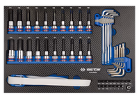 Module mousse + PP douilles 1/2" et accessoires - 56 pièces