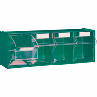 Module vert 4 casiers basculants transparents 600x177x206 mm
