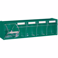 Module vert 5 casiers basculants transparents 600x135x164 mm