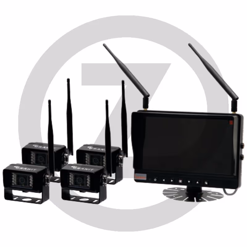 Moniteur de remplacement 9" - radio, 4 voies, moniteur pour 50700313