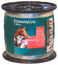Monofil EconomyLine 1000m transparent, 2x0,5mm