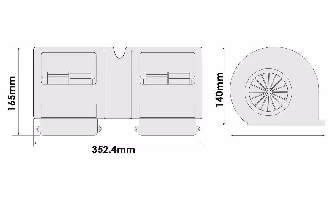 Moteur à soufflerie