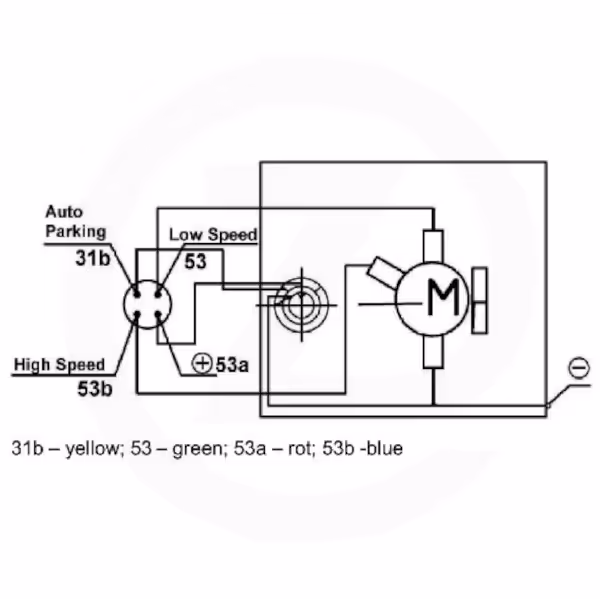 Moteur essuie glace 12V Adaptable