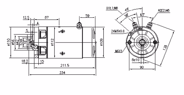 Moteur électrique IM0186