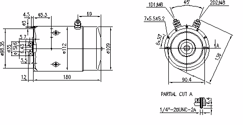 Letrika | Moteur IM0007 24V 1.9KW