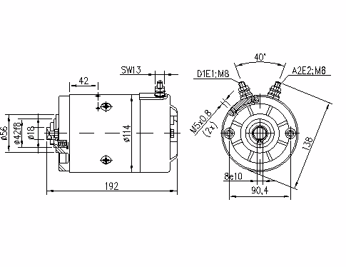 Letrika | Moteur IM0029 24V 2KW