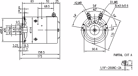 Letrika | Moteur IM0032 12V 1,6KW