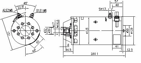 Letrika | Moteur IM0037 24V 3KW