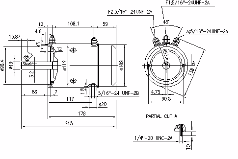 Letrika | Moteur IM0042 12V 1,5KW