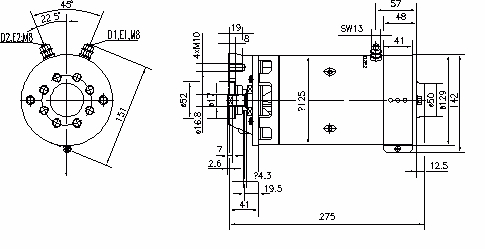 Letrika | Moteur IM0044 24V 3KW