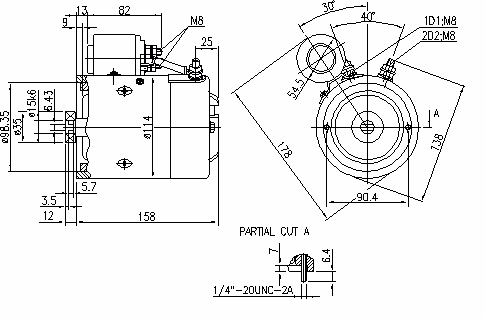Letrika | Moteur IM0048 24V 2.2KW
