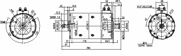 Letrika | Moteur IM0052 24V 2KW