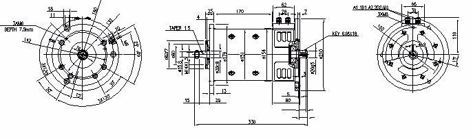 Letrika | Moteur IM0094 24V 1,0KW