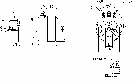 Letrika | Moteur IM0115 12V 0,7KW