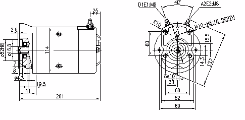 Letrika | Moteur IM0135 12V 1.7KW