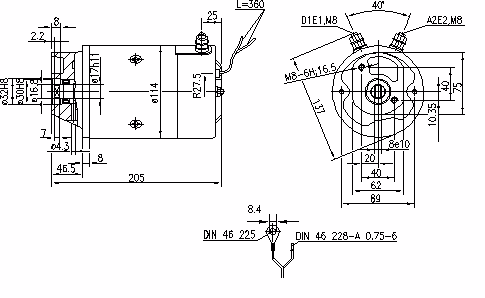 Letrika | Moteur IM0136 12V 1,3KW