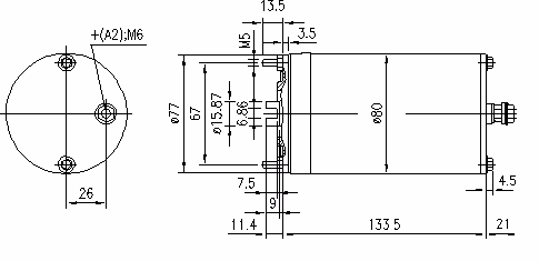 Letrika | Moteur IM0157 24V 0.8KW