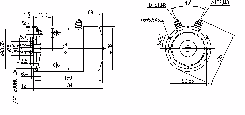 Letrika | Moteur IM0159 12V 2,1KW