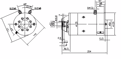 Letrika | Moteur IM0181 24V 3KW